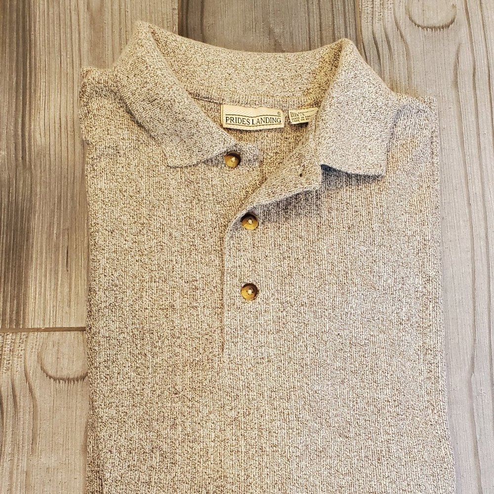 Prides Landing Men's Gray Sweater Size L